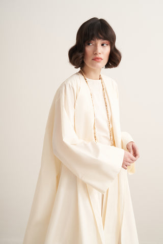 Diana Premium Uzun Kimono Takımı Butter
