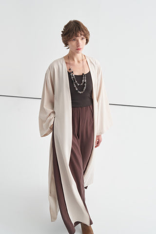 Alvin Yırtmaçlı Kimono Taş