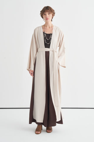 Alvin Yırtmaçlı Kimono Taş