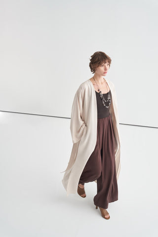 Alvin Yırtmaçlı Kimono Taş